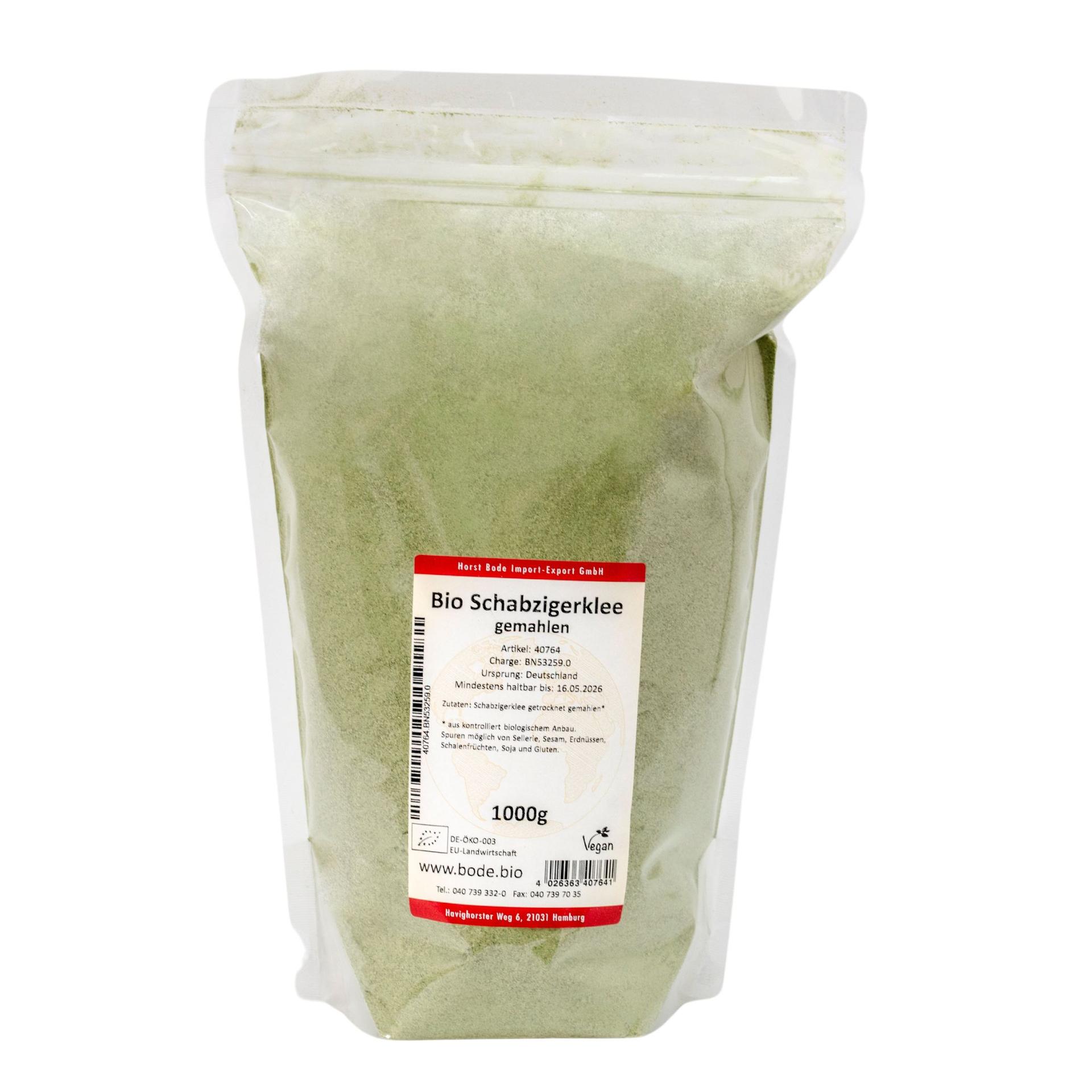 Økologisk malt Schabzigerklee 1kg