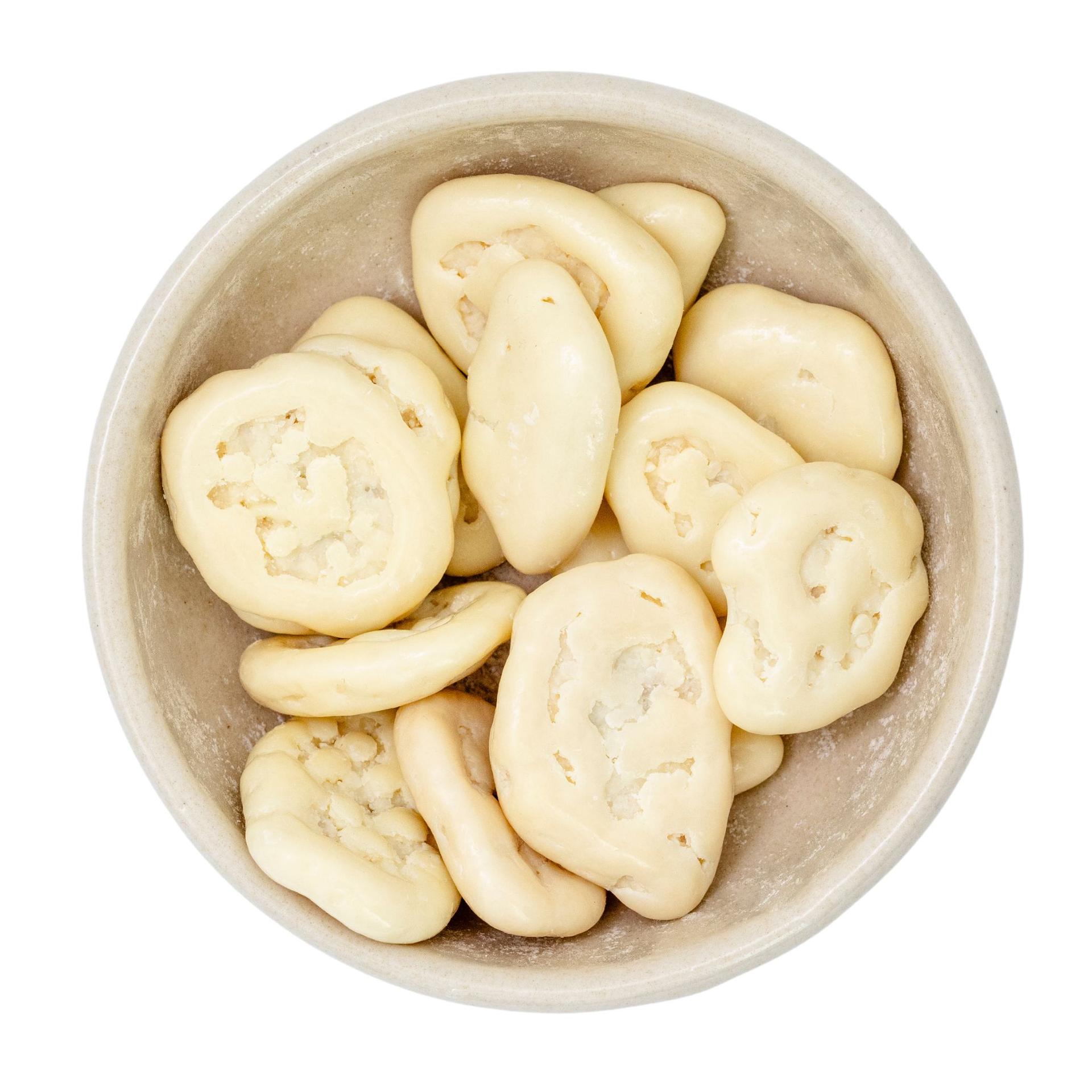 Økologisk bananchips i hvid chokolade 4kg