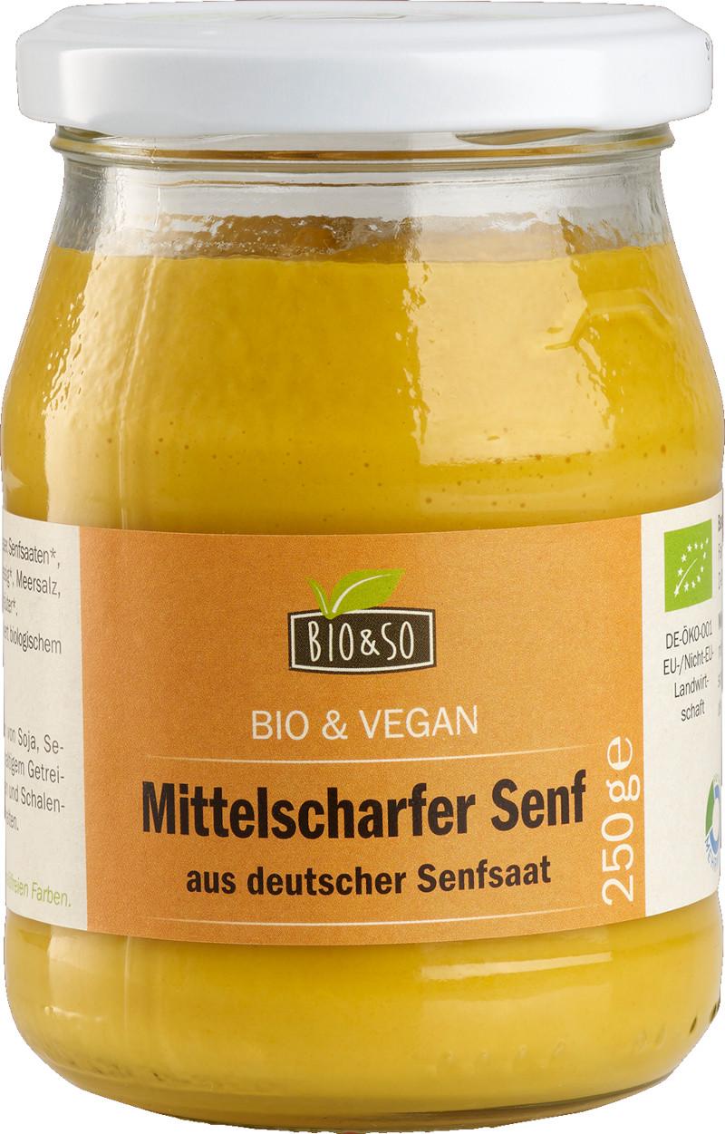 Økologisk Sennep Bio&So 6x250g