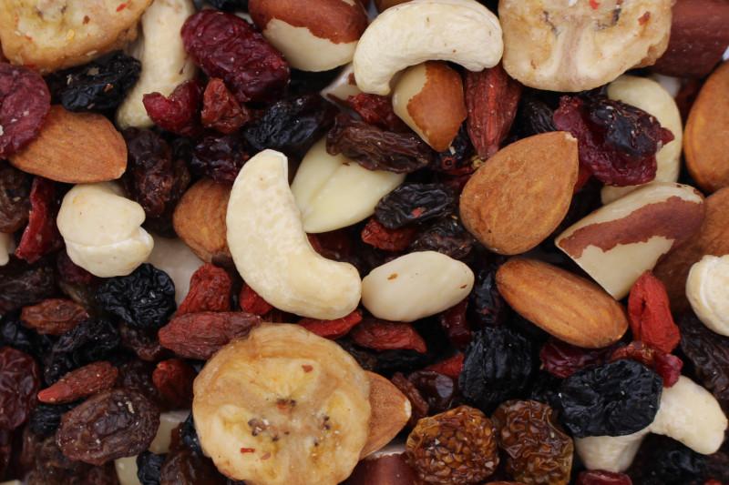 Økologisk nødde- og frugtsnack med superfood 5kg