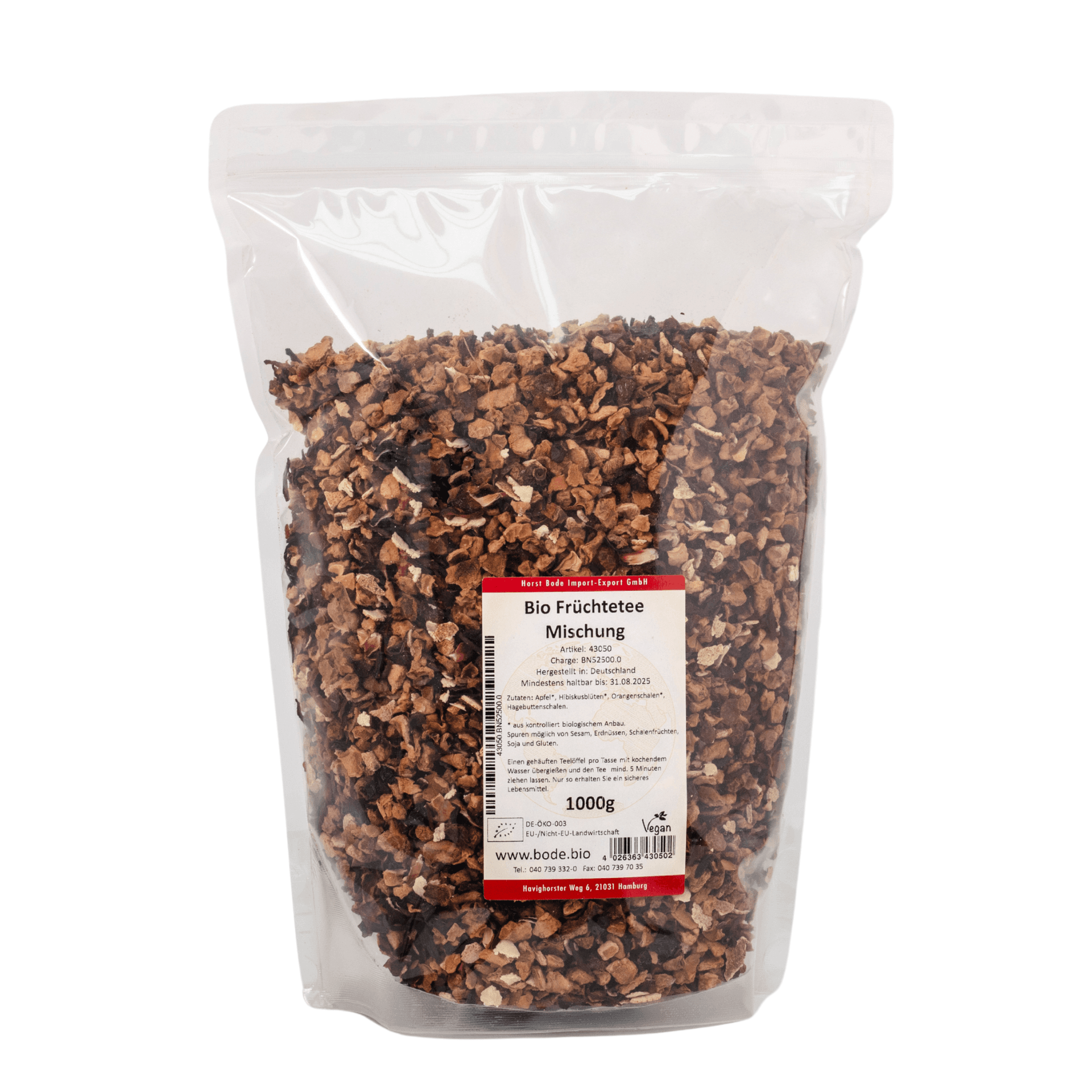 Blanding af Økologisk Frugttetee 1kg