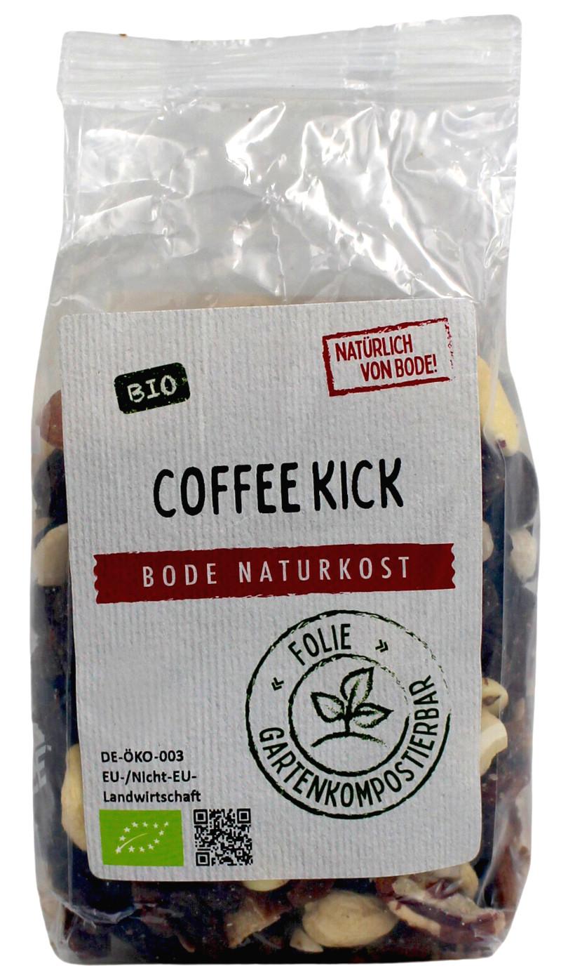 Coffee Kick Økologisk (Nødde-frugt blanding Espresso) havekomposterbar pose 6x200g