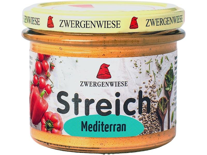 Mediterransk økologisk smørpålæg Zwergenwiese 6x180g, med tomater og paprika