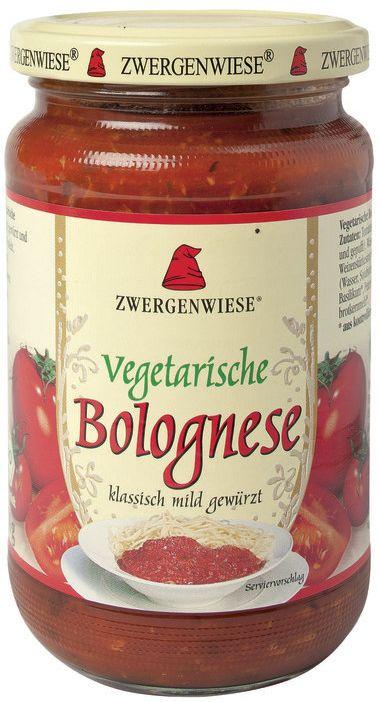 Tomatsauce Vegetarisk Bolognese Økologisk 6x340ml Zwergenwiese