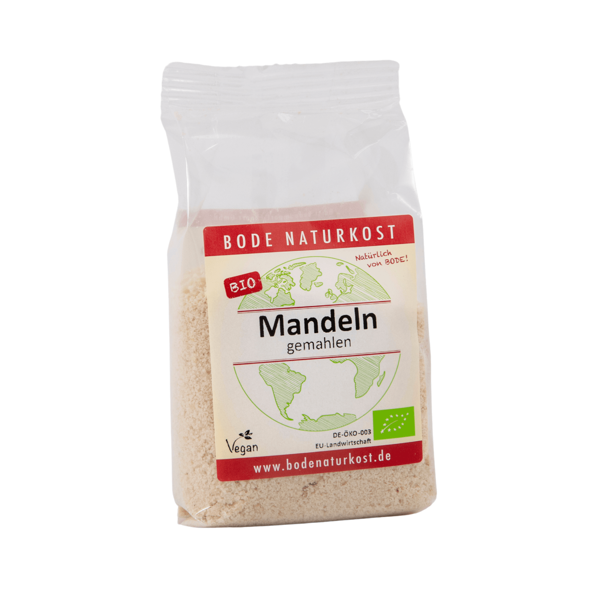 Økologisk malet mandler 6x100g
