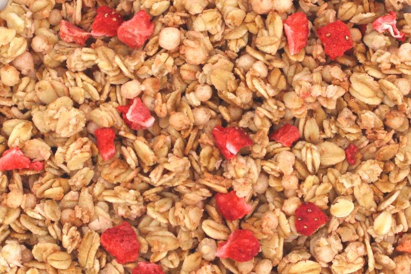 Crunchy Jordbær (Hafer) Økologisk 20kg