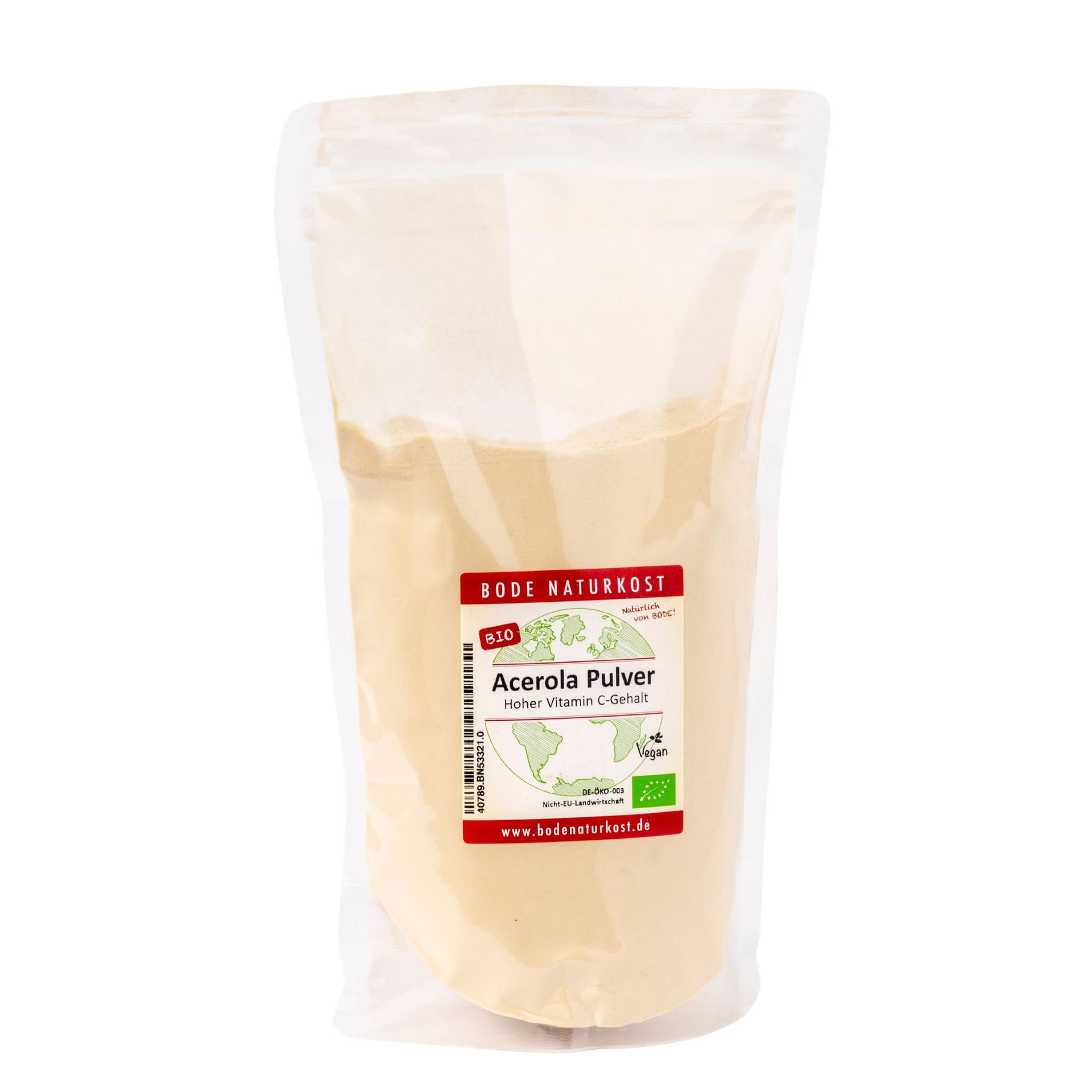 Økologisk Acerola pulver 17% C-vitamin 500g