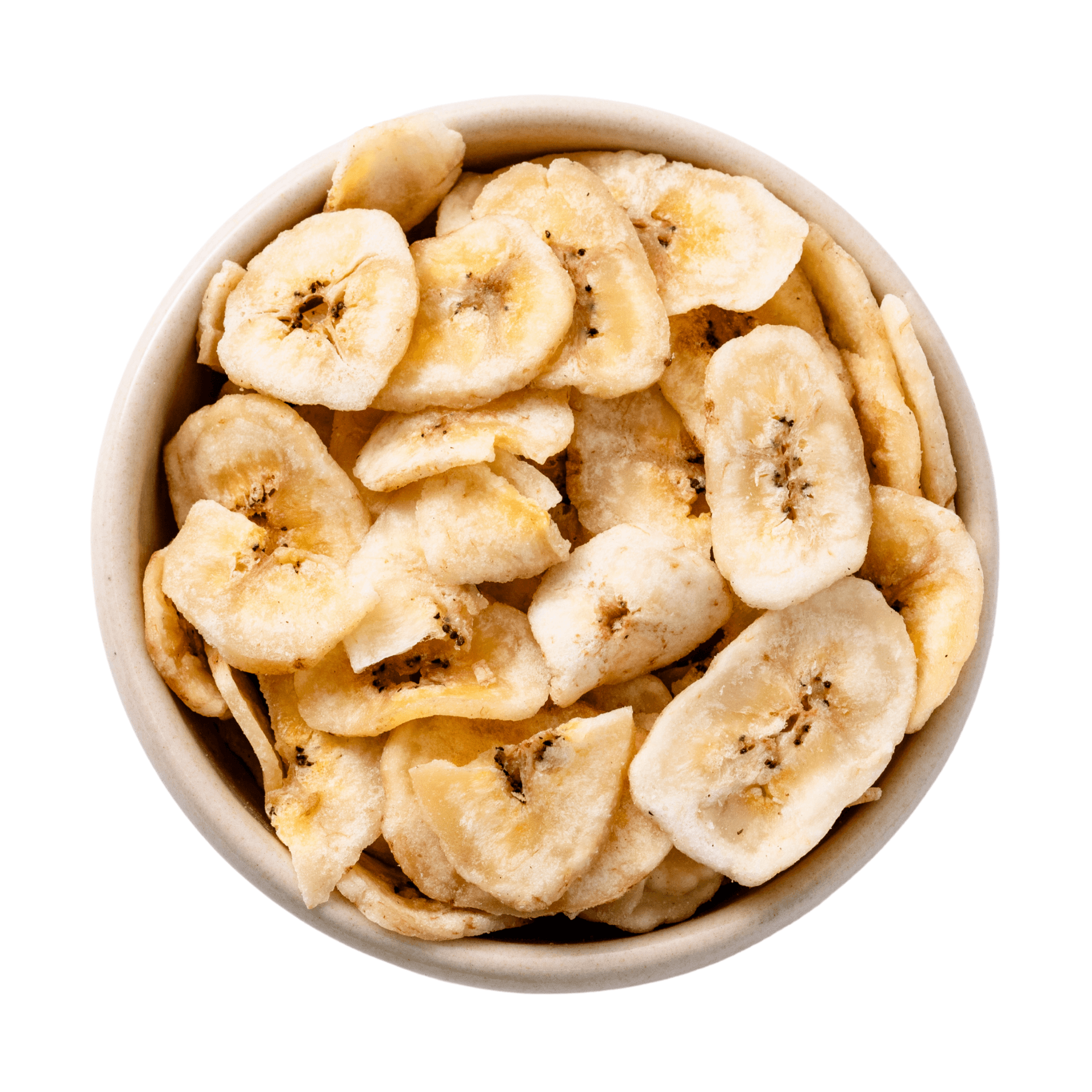 Økologiske saltede bananchips 5kg
