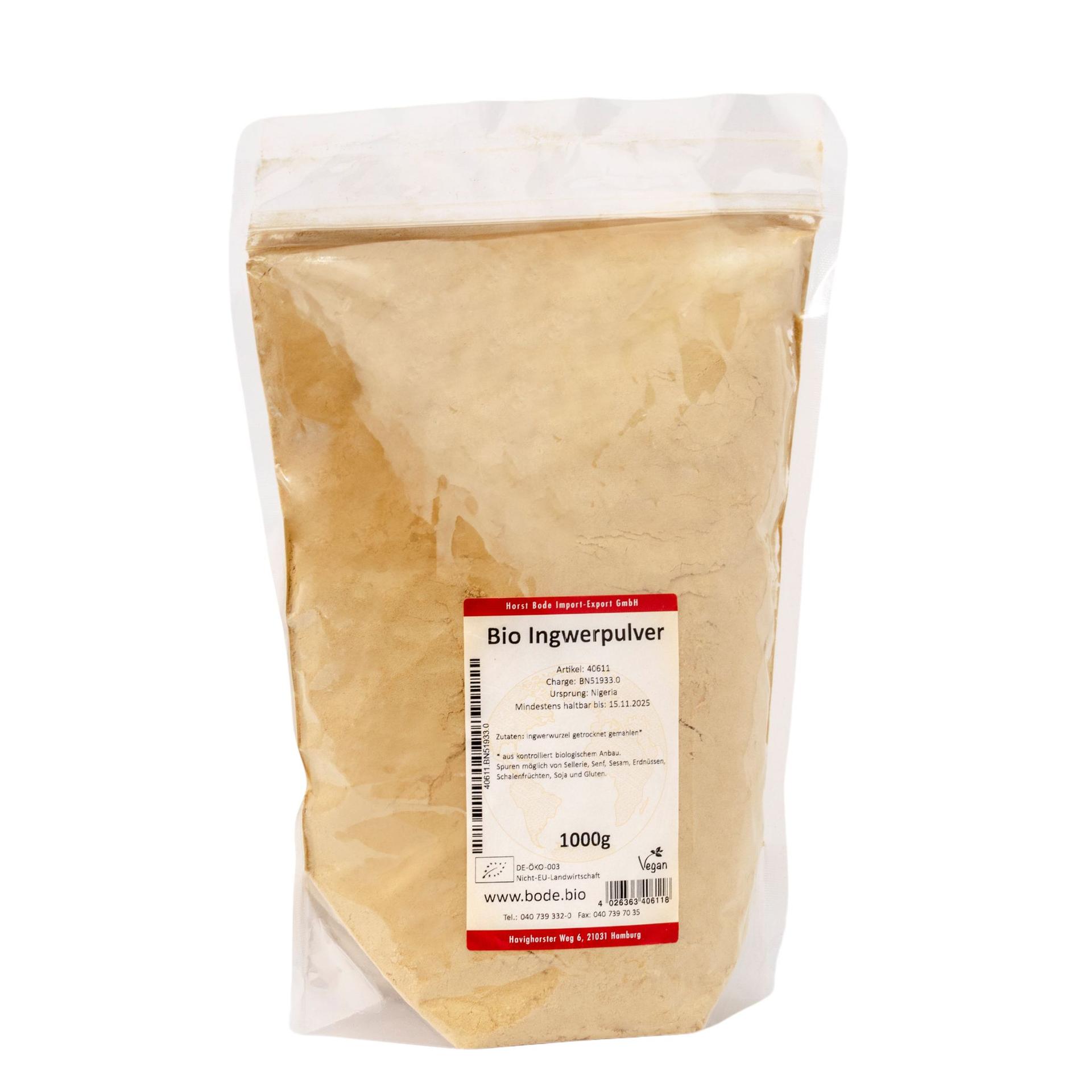 Ingefarpulver Økologisk 1kg