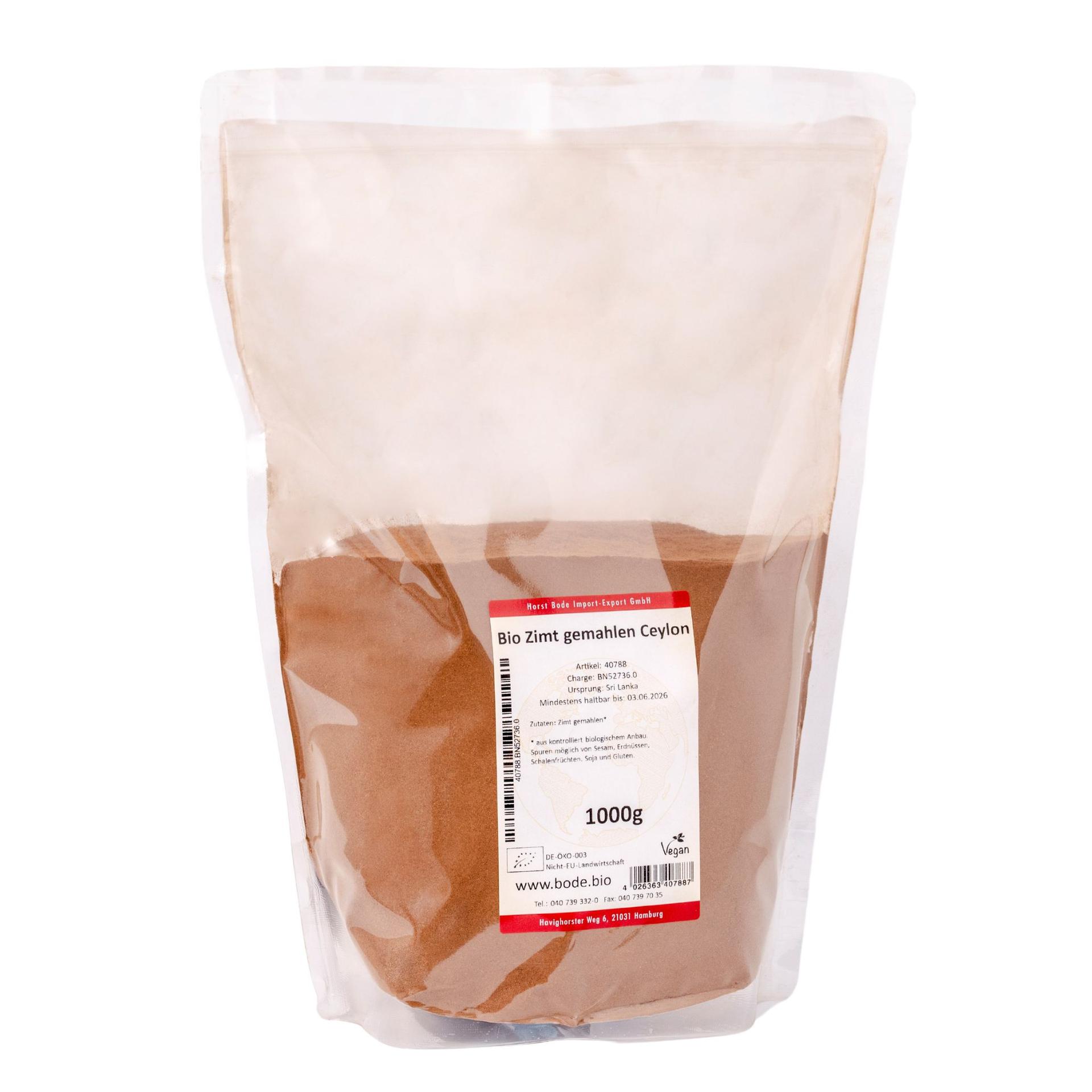 Ceylon kanel krudt økologisk 1kg