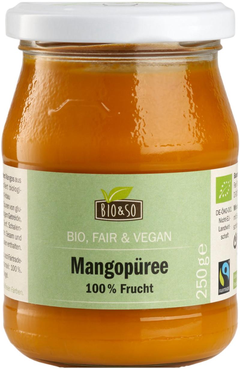 Økologisk Mangopure Bio&So 6x250g