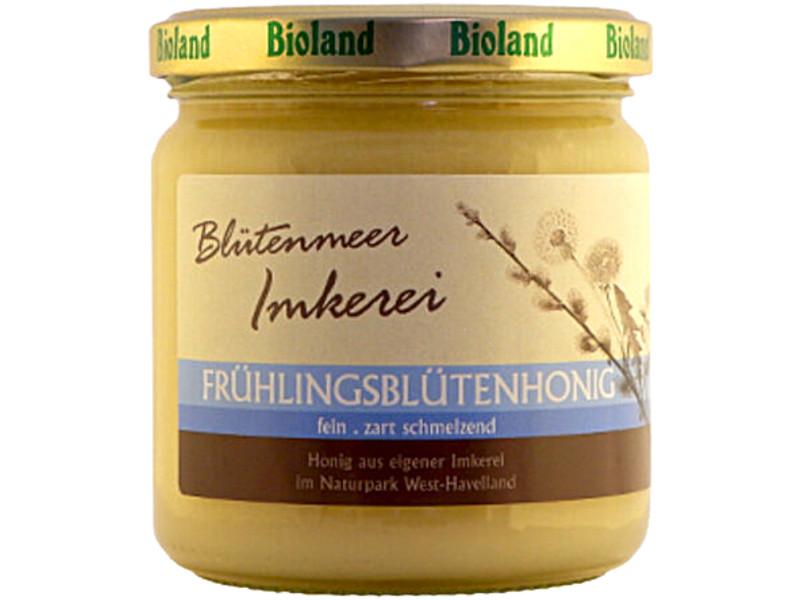 Forårsblomsthonning cremig Økologisk Bioland Tyskland Blomsterhav Imkerei 6x500g