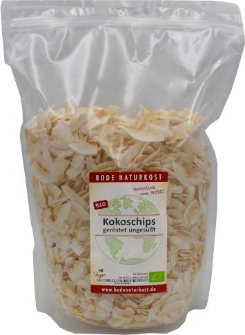Ristede usødede kokosflager 800g