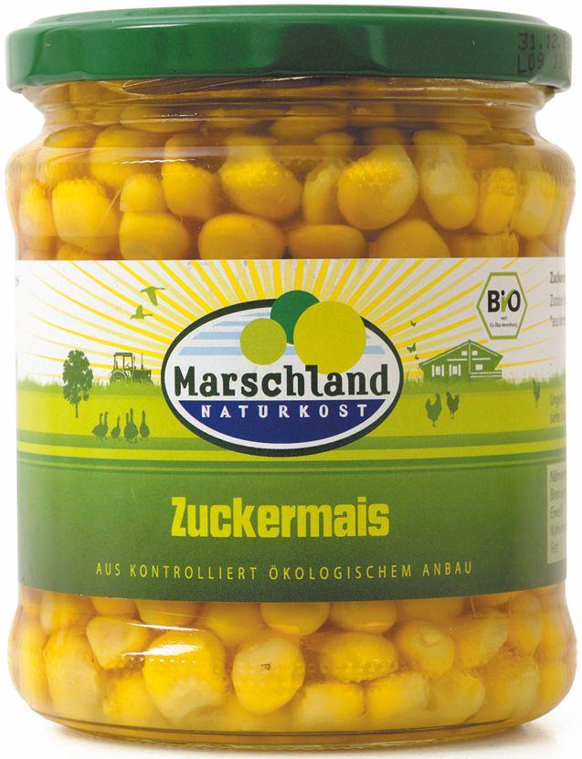 Økologisk Sukkermajs Marskland Indhold 6x330g, ATG 6x220g