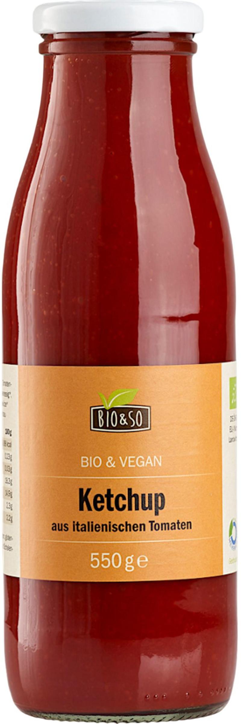 Økologisk Ketchup Bio&So 12x550g