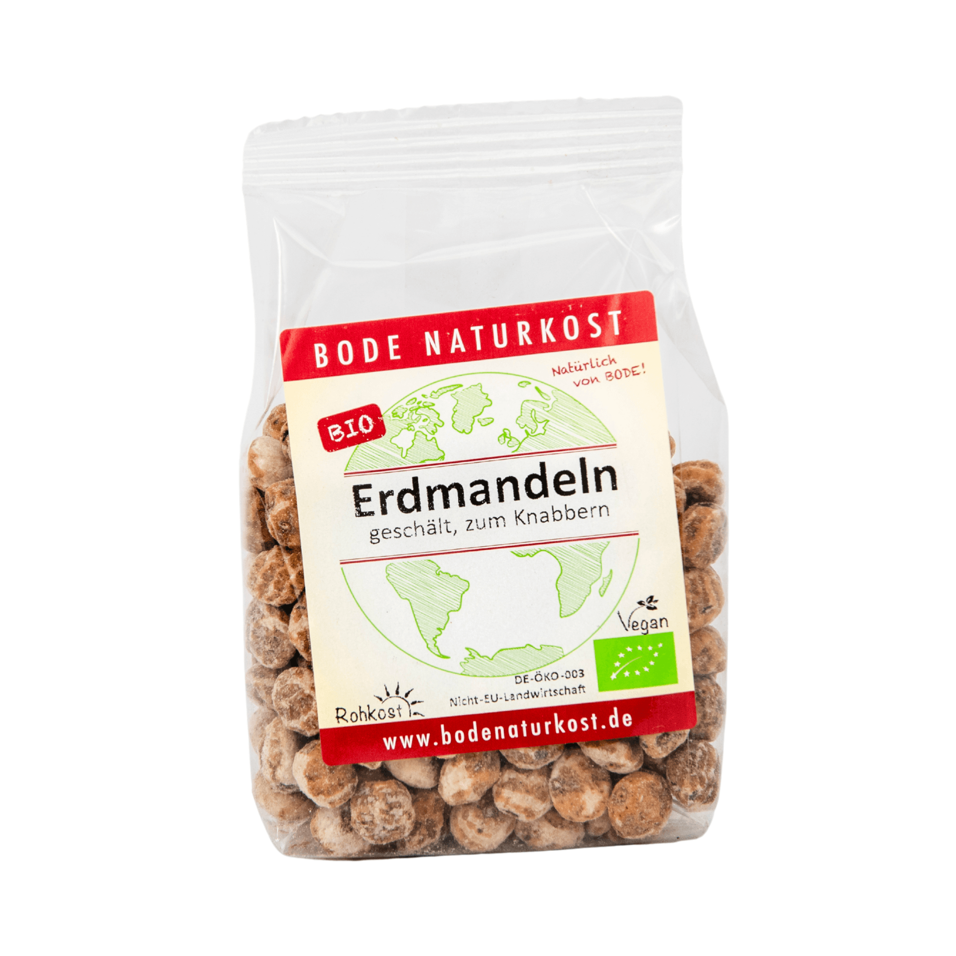 Skællede økologiske jordmandler "til knas" 6x150g