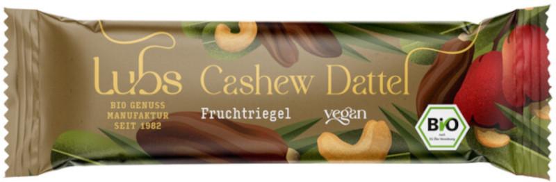 Økologisk Frugtbar Cashew-Daddel Lubs 24x40g