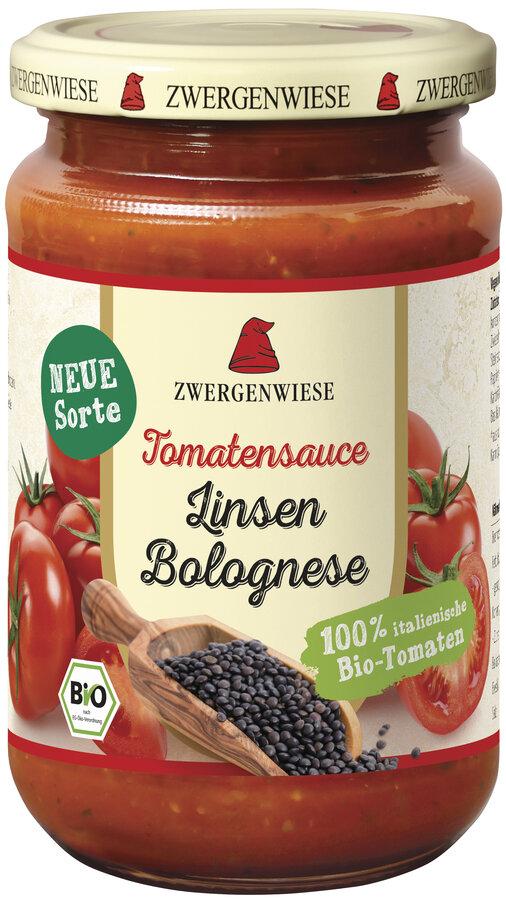 Økologisk Linsende Bolognese Tomatsovs 6x340ml Zwergenwiese