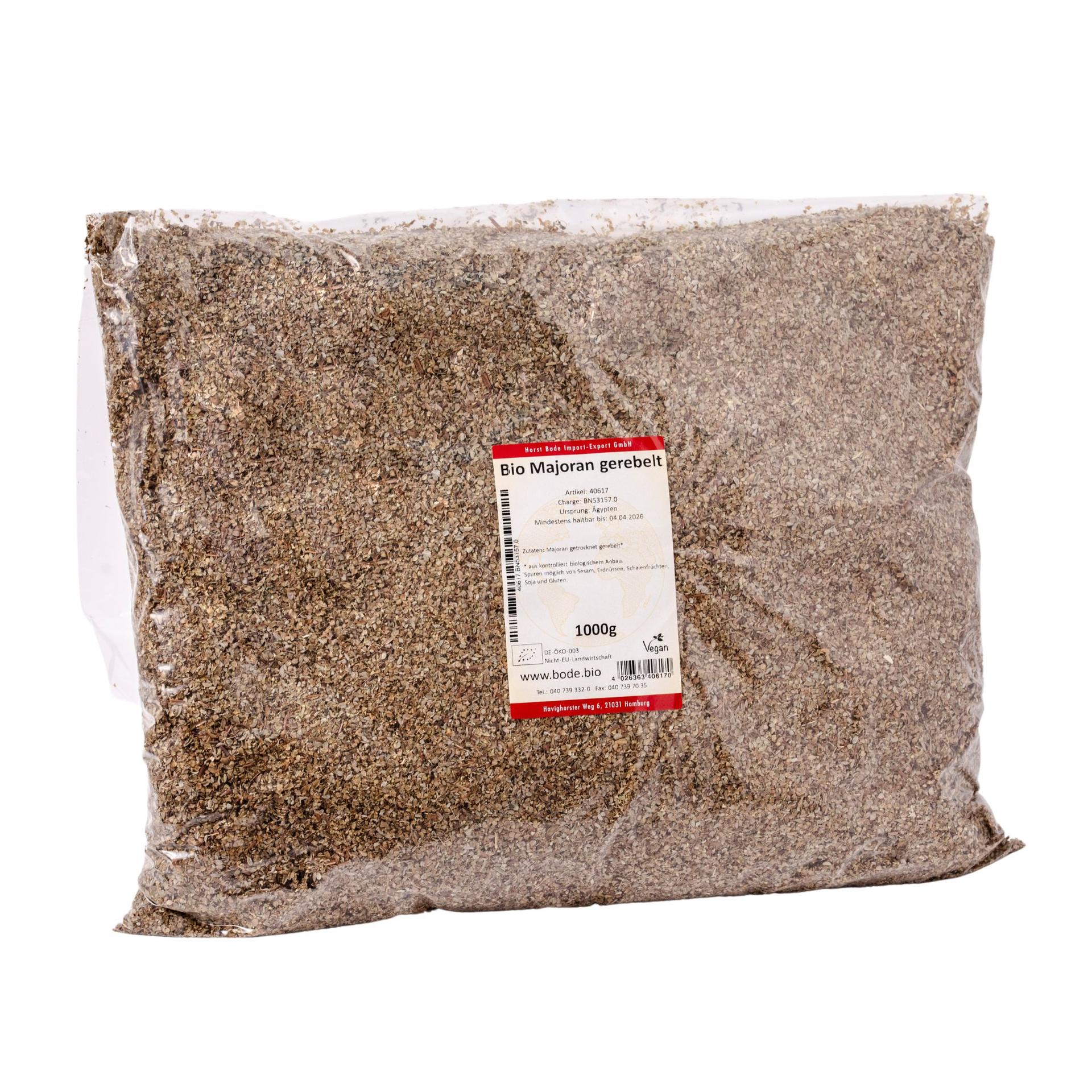 Økologisk majoran gerebelt 1kg